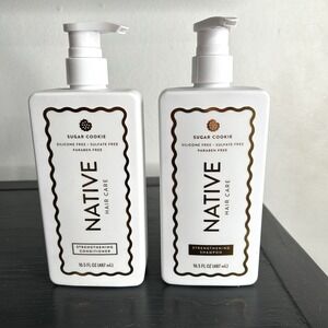 Native Sugar Cookie Shampoo Conditioner Set 16.5 oz Holiday Limited Ed NEW